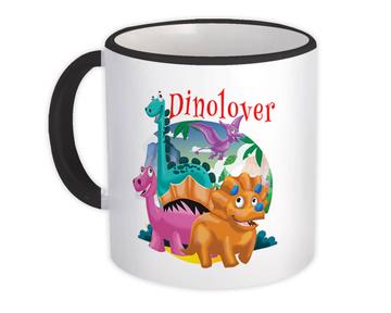 For Dinolover Dinosaurs : Gift Mug Cute Jurassic Park Kid Children Funny Art Print Dinos