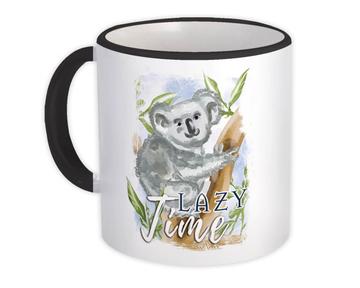 Koala Lover Lazy Time : Gift Mug Exotic Animal Asia Asian Nature Kid Friendship Holiday