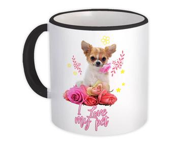 For Chihuahua Dog Lover Owner : Gift Mug Dogs Animal Pet Photo Art Birthday Decor Cute
