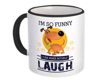 For Funny Friend Coworker : Gift Mug Laugh Cute Dog Pet Animal Humor Art Birthday Kids