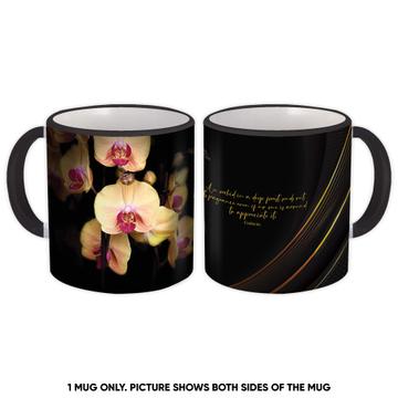 Orchids Photo Confucius : Gift Mug Orchid Lover Flower Quote For Her Mother Coworker