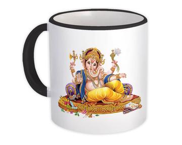 Ganesh For Prosperity Wish : Gift Mug Hindu God Indian Religious Vintage Poster Home Decor