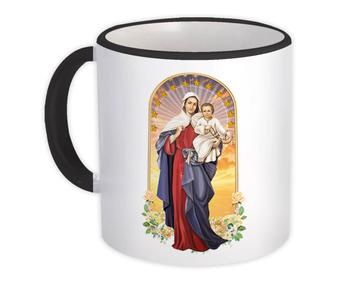 Virgen del Rosario : Gift Mug Our Lady of The Rosary Saint Catholic Religious