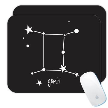 Gemini : Gift Mousepad Zodiac Signs Esoteric Horoscope Astrology