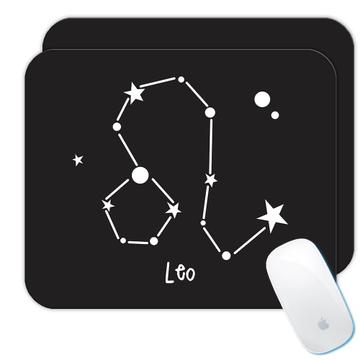 Leo : Gift Mousepad Zodiac Signs Esoteric Astrology Horoscope