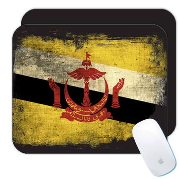 Brunei Darussalam Bruneian Flag : Gift Mousepad Asia Asian Country Souvenir Patriotic Vintage