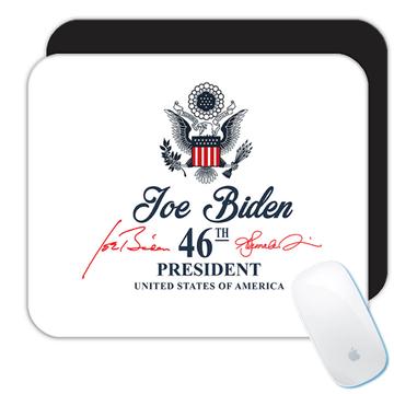 46th President Seal Crest Eagle : Gift Mousepad Joe Biden USA Memorabilia