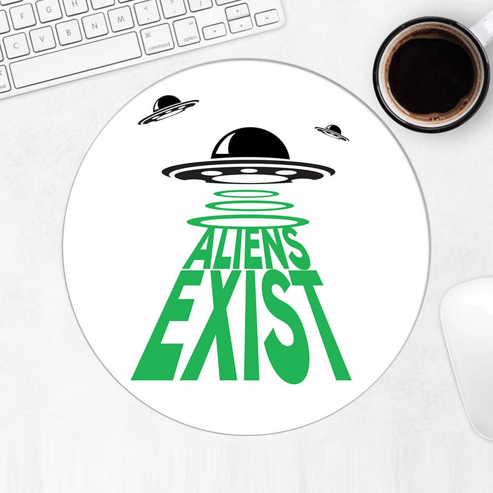 Gift Mousepad : Flying Saucers Aliens Exist Ufo Area 51 Research Science Fiction