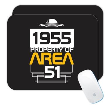 Area 51 : Gift Mousepad Science Fiction Day Aliens Office Wall Poster Art Colleague Coworker
