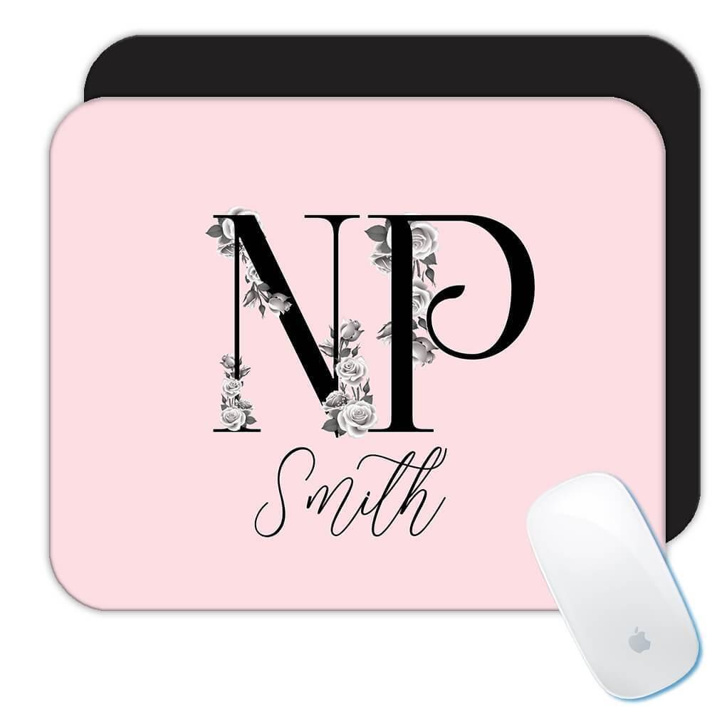 Gift Mousepad : Nurse Practitioner Personalized Boho Floral Name Nursing Smith