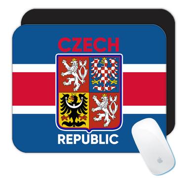 Coat Of Arms Czech : Gift Mousepad Republic Lion Eagle National Symbol Vintage Decor