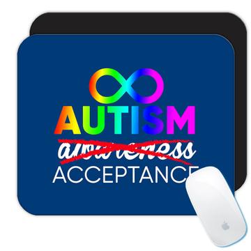 Autism Awareness Acceptance Symbol : Gift Mousepad