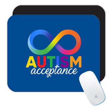 Autism Awareness Colorful : Gift Mousepad Acceptance