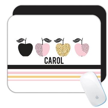 Customizable Apple  : Gift Mousepad Kitchen Personalized