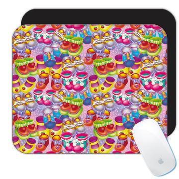 Baby Shoes Pattern : Gift Mousepad New Born Shoe Shower Nursery Decor First Birthday Kid