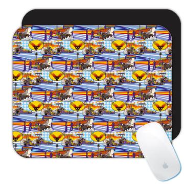 Rally Cars Racing : Gift Mousepad Seamless Pattern Racer Pilot Formula For Him Father Dad