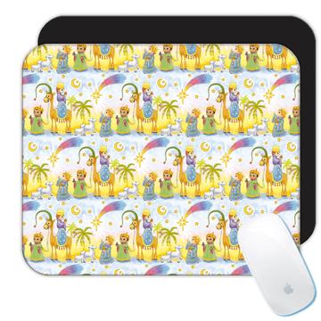 Baby Three Kings : Gift Mousepad For Kids Christmas Greetings Magi Jesus Cute Christian Religious