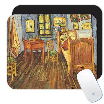 Bedroom in Arles Vincent Van Gogh : Gift Mousepad Famous Oil Painting Art Artist Painter