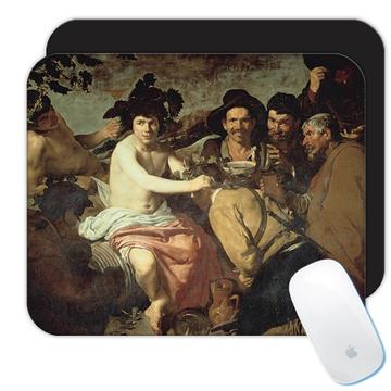 Diego Velazquez Triumph of Bacchus : Gift Mousepad Famous Oil Painting Art Artist Painter