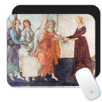 Botticelli Three Graces : Gift Mousepad Famous Oil Painting Art Artist Painter