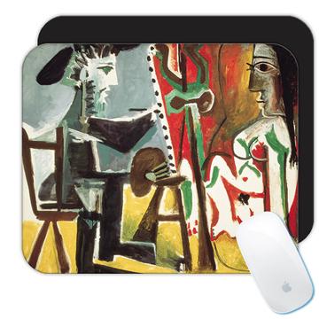 Picasso : Gift Mousepad Famous Oil Painting Art Artist Painter