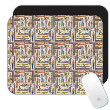Egypt Egyptian God Gods : Gift Mousepad Pattern African Country History Ancient Cleopatra Ramses