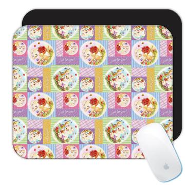 Just For You Bears Pattern : Gift Mousepad Bear Birthday Baby Kid Mother Child Girlfriend Sweet