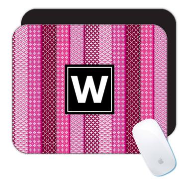 Abstract Prints Patchwork : Gift Mousepad Patterned Stripes Scales Floral Baby Girl Shower Feminine