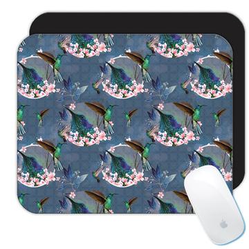 Colibri Cherry Blossom : Gift Mousepad Hummingbird