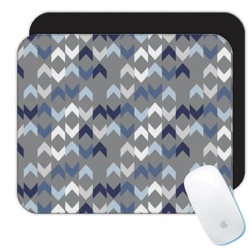 Arrow Pattern Grey  : Gift Mousepad Abstract