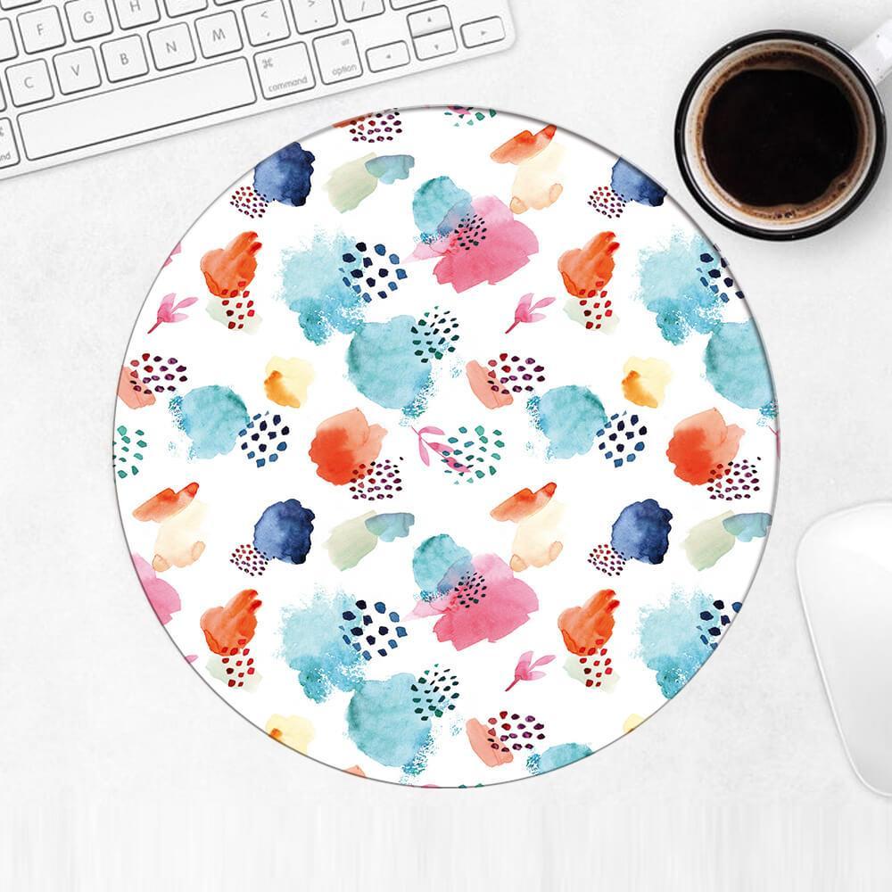 Gift Mousepad : Watercolor Splashes Home Decor Scandinavian