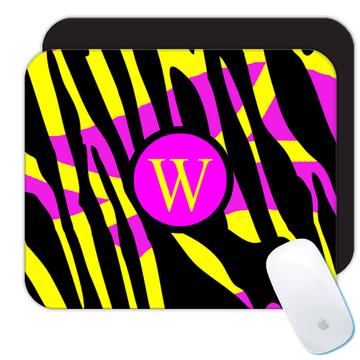 Animal Print : Gift Mousepad Modern Neon Tiger Pattern For Her Feminine
