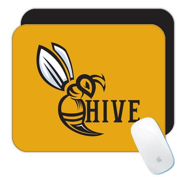 Bee Hive : Gift Mousepad Geek Computer Games Bumblebee Ecology Beekeeper