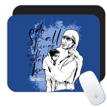 Mother Teresa Baby Child : Gift Mousepad Saint Catholic Religious Madre Christian