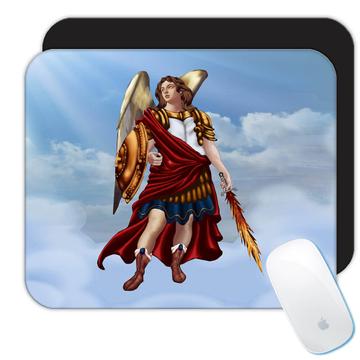 Saint Selaphiel Archangel : Gift Mousepad Sealtiel Byzantine Catholic Christian Church Faith