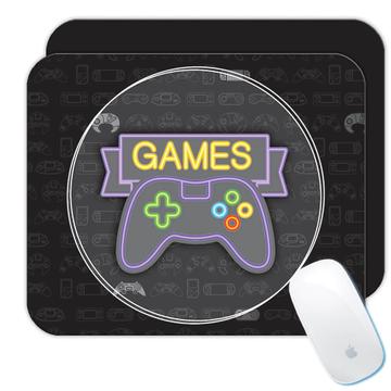 Video Game Controller : Gift Mousepad Gaming