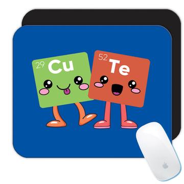 Chemistry Cute Kawaii : Gift Mousepad Elements Periodic Table