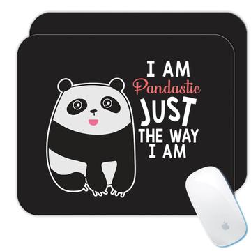 Panda Pandastic  : Gift Mousepad Kawaii