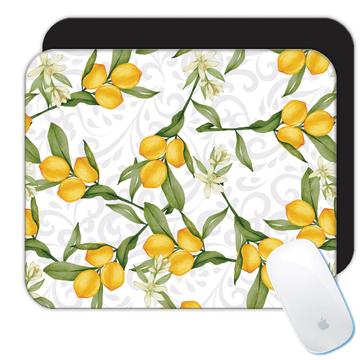 Sicilian Lemon Pattern  : Gift Mousepad