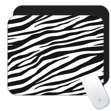 Zebra Animal Print  : Gift Mousepad
