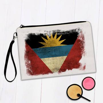 Antigua And Barbuda Flag : Gift Makeup Bag North America Country Souvenir Pride Citizen Patriotic