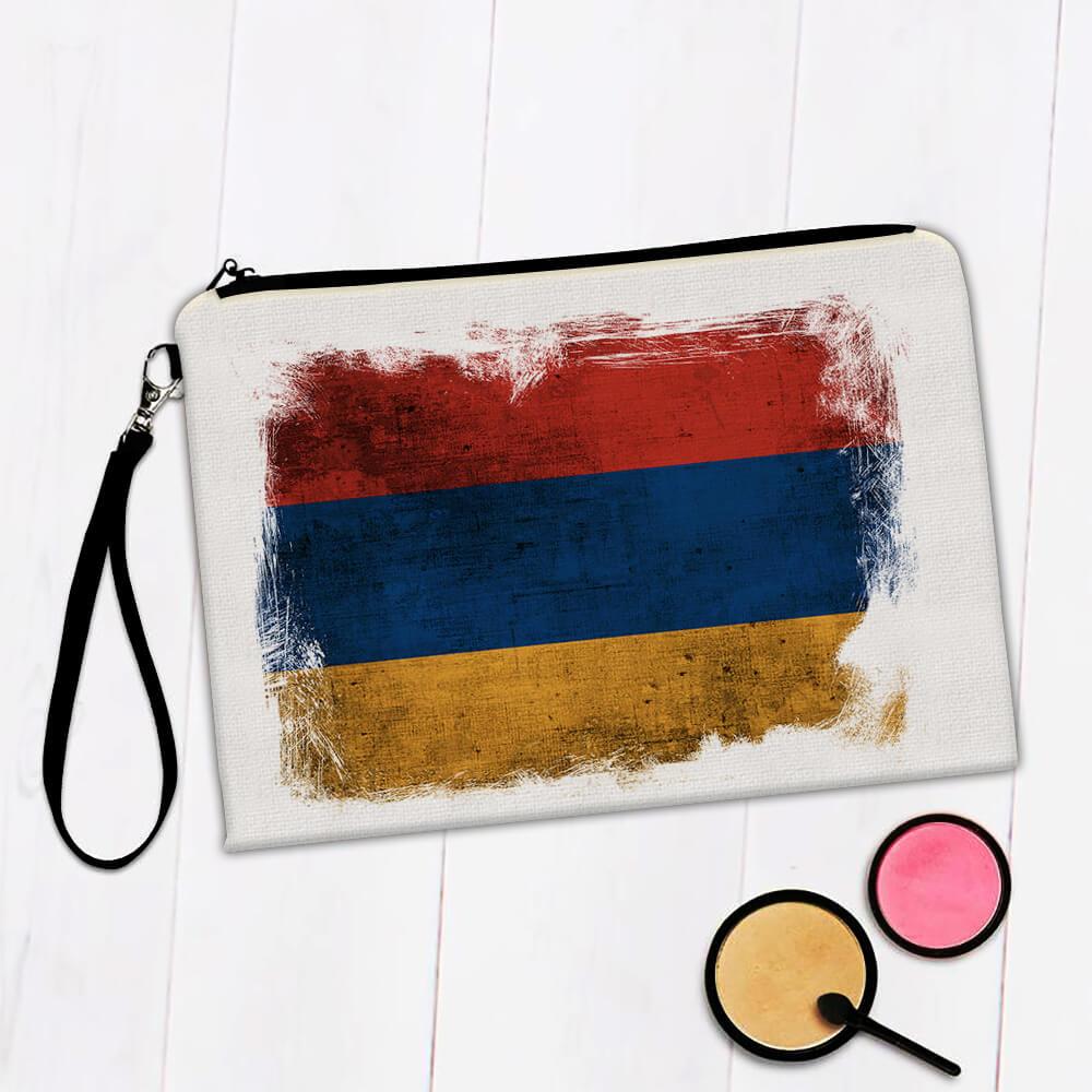 Armenia Armenian Flag : Gift Makeup Bag European Europe Country Souvenir Pride Patriotic Print