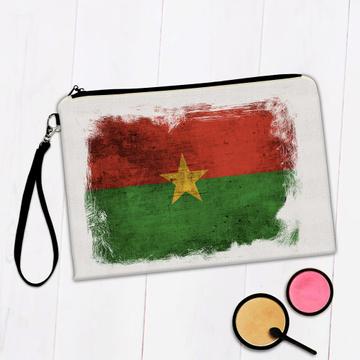 Burkina Faso Flag Burkinan : Gift Makeup Bag Africa African Country Souvenir Patriotic Pride Vintage