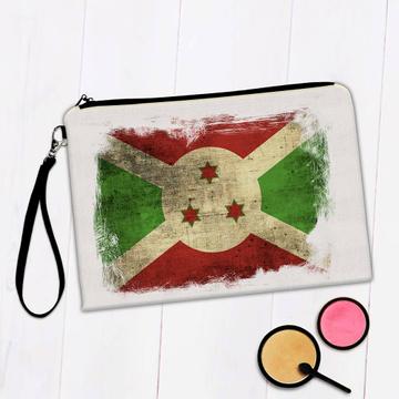 Burundi Burundian Flag : Gift Makeup Bag Africa African Country Souvenir Patriotic Vintage Pride Art