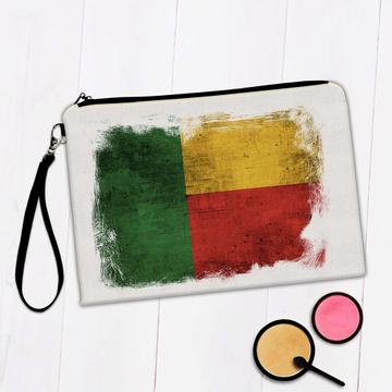 Benin Beninese Flag : Gift Makeup Bag Africa African Country Souvenir Patriotic Vintage Pride Art