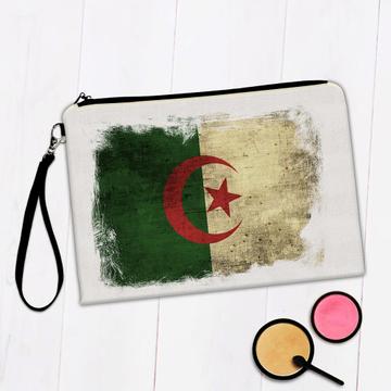Algeria Algerian Flag : Gift Makeup Bag Africa African Country Souvenir National Vintage Pride Art