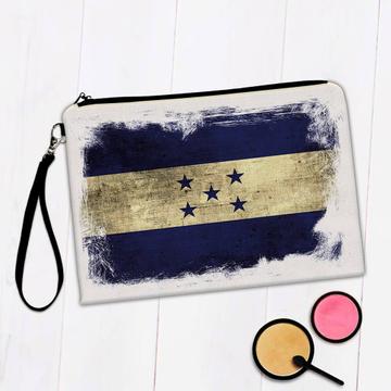 Honduras : Gift Makeup Bag Distressed Flag Vintage Honduran Expat Country