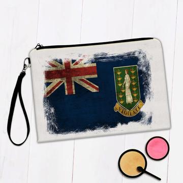 British Virgin Islands Flag : Gift Makeup Bag Islander Pride North America Country National Souvenir