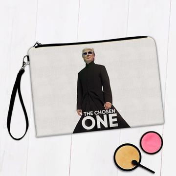 Trump The Chosen One : Gift Makeup Bag Matrix Parody Funny Neo Office Donald Cool