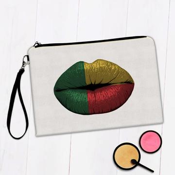 Lips Beninese Flag : Gift Makeup Bag Benin Expat Country For Her Women Feminine Souvenir Sexy